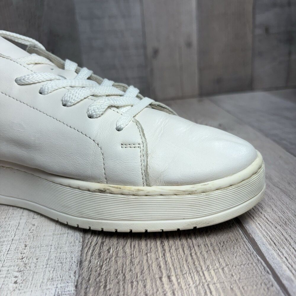 RKO Rylko Women's Size 7.5 Casual Sneakers Leather Lace Up Low Top Shoes White - Picture 13 of 15